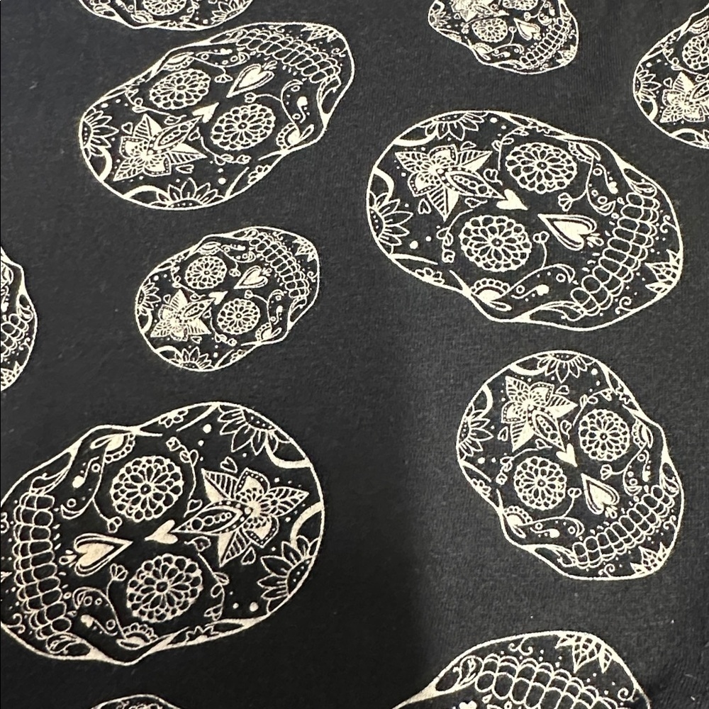 Torrid Sugar Skull Print Leggings Ss 1X - Picture 5 of 7